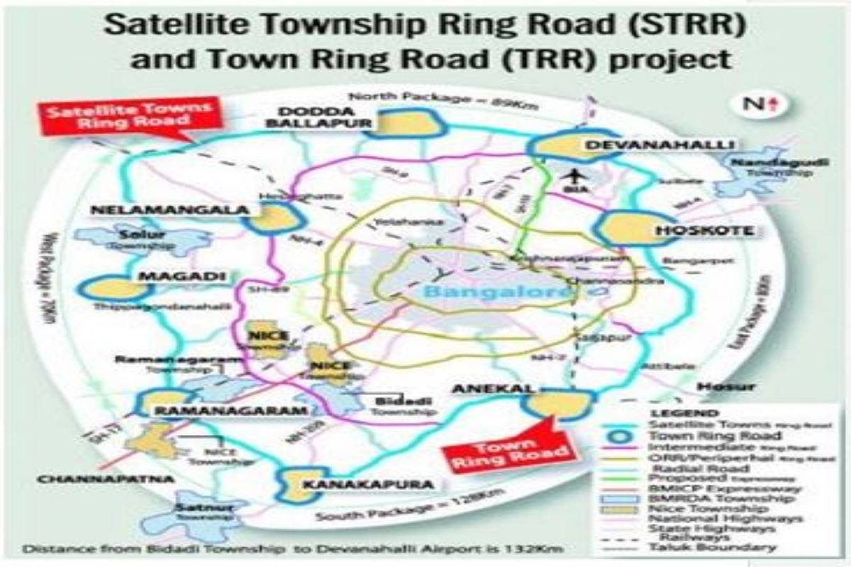 Bengaluru's Satellite Town Ring Road to be ready by March next year; 12 key  towns to be linked | Bengaluru News, Times Now