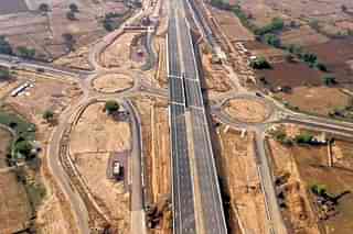 Under construction Bundelkhand expressway in UP