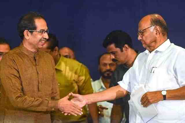 Uddhav Thackeray and Sharad Pawar  