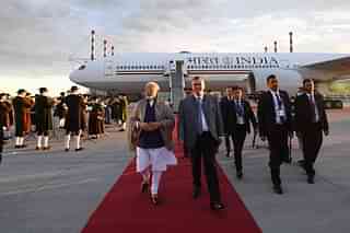 PM Modi being received on his arrival in Munich for G7 Summit