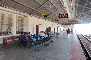 Improvements in passenger amenities at the Sanvordem station of South Western Railway under the adarsh station scheme (Photo: South Western Railway/Twitter)