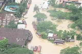Flooding in Assam. (Facebook) 