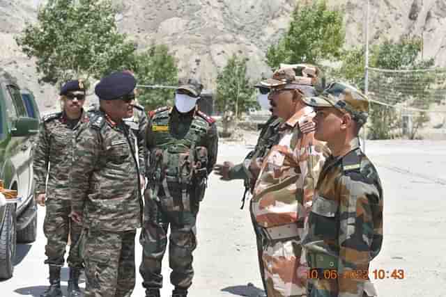 Indian Army Chief Manoj Pande (Pic Via Twitter)