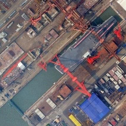 A satellite image from Planet Labs taken on Tuesday (14 June).