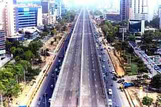 Newly developed Gurugram Sohna Access-controlled highway (@nitin_gadkari/Twitter)