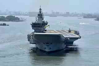 India's first indigenous aircraft carrier, INS Vikrant. (Indian Navy)