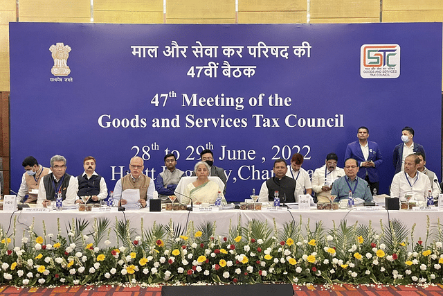 47th GST Council meeting in Chandigarh (Photo: Kanu Desai/Twitter)