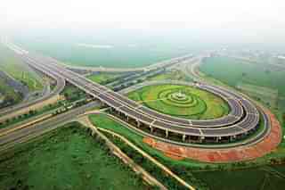 The Delhi-Mumbai Expressway.