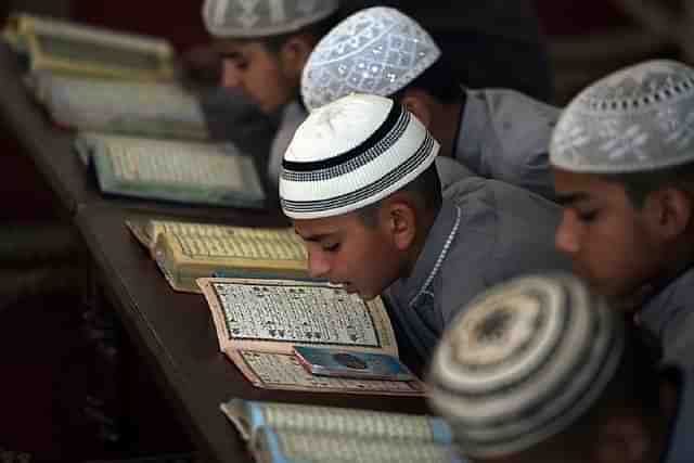 Students at a
madrassa. (Representative image)

