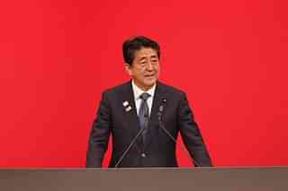 Japan's former prime minister Shinzo Abe. 