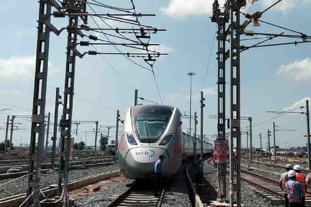 OHE section of the Inspection Bay Line built at Duhai Depot was charged at 25,000 volt.