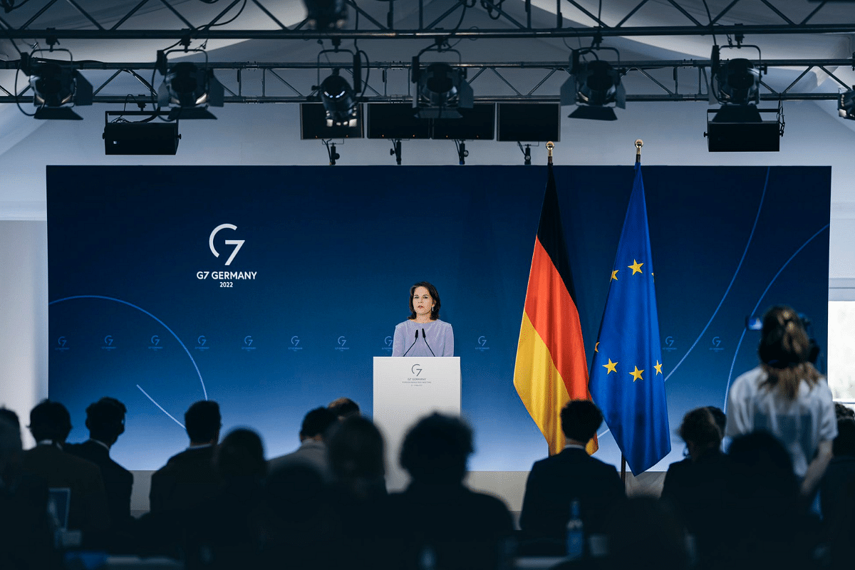 German Foreign Minister Annalena Baerbock at G7 (GermanForeignOffice/Twitter)