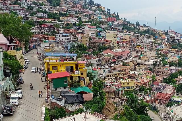 Pauri, a hill town in Uttarakhand (Pic via Twitter)