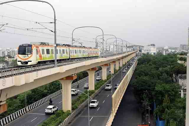 Double-decker viaduct in Nagpur (DD Sahyadri)