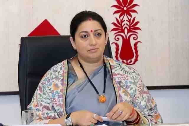 Minority Affairs Minister Smriti Irani.