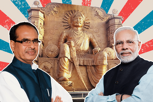 Prime Minister Modi and Chief Minister Chouhan.