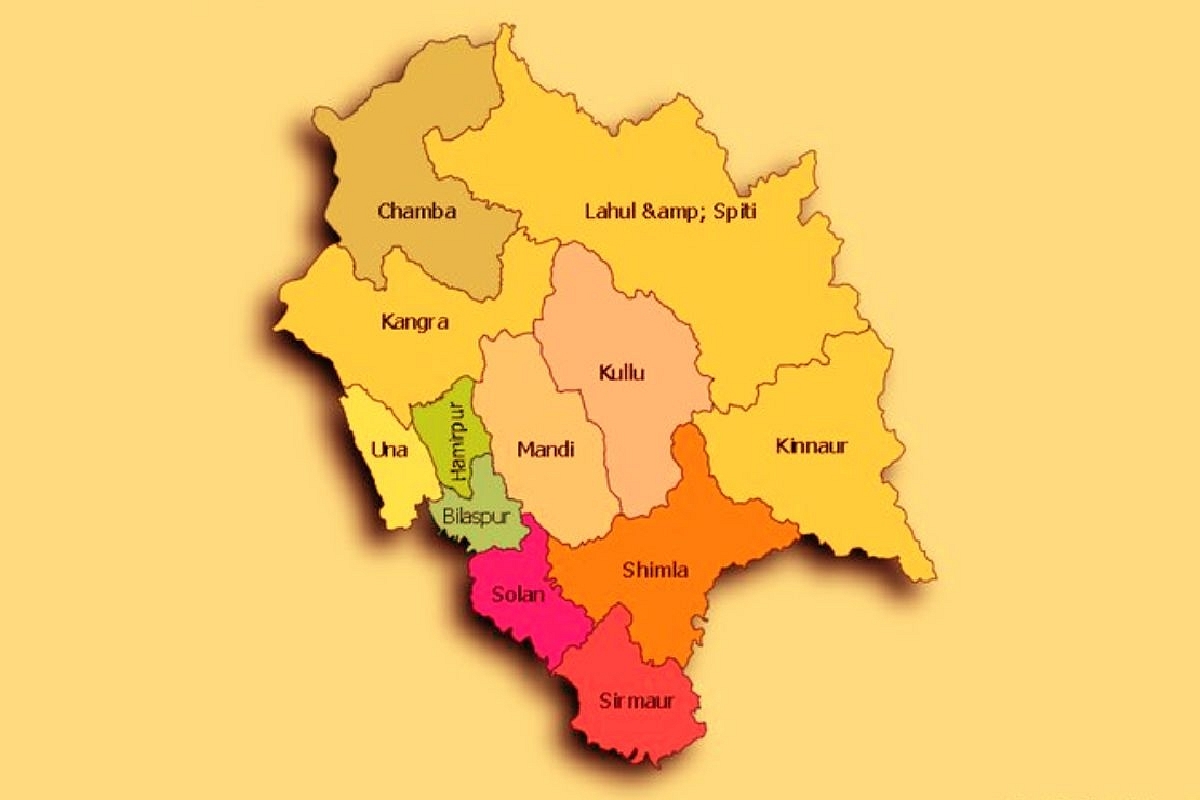 Electoral history of Himachal Pradesh in maps.