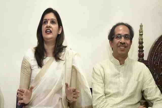 Uddhav Thackerary with RS MP Priyanka Chaturvedi