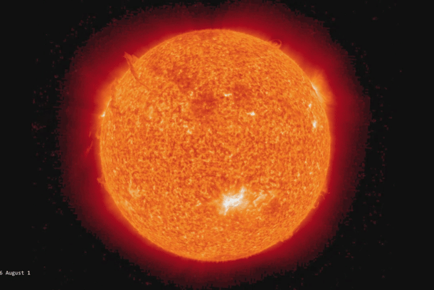 Solar storm from 1 August 2010 (Photo: NASA Goddard Space Flight Center from Greenbelt, MD, USA/Wikimedia Commons)