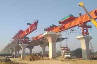 Dwarka Expressway under construction (@nitin_gadkari/Twitter)
