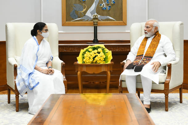 West Bengal Chief Minister Mamata Banerjee and Prime Minister Narendra Modi (PMO)