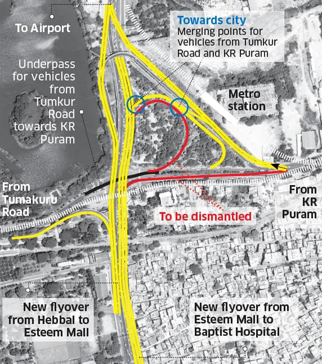 Proposed Hebbal Flyover Design/ Chiranjeevi Kulkarni (Deccan Herald)

