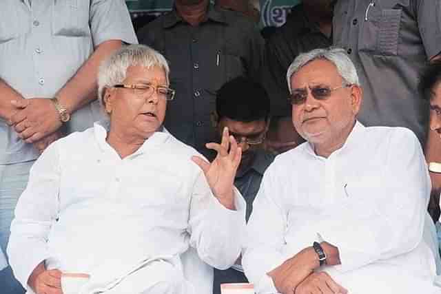 Lalu Prasad Yadav and Nitish Kumar.