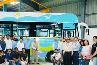 India’s first truly indigenously developed Hydrogen Fuel Cell Bus (PIB)