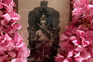 A photo of the oldest Ganesha that Mohan Rao had created. (PC: Author)