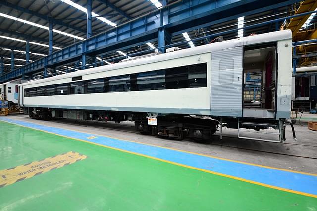 A Vande Bharat train being manufactured. (Representative image)