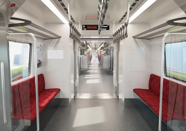 RRTS train interiors
