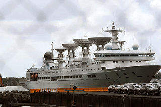 China's satellite tracker military ship Yuan Wang 5 made a port call in Hambantota last year.