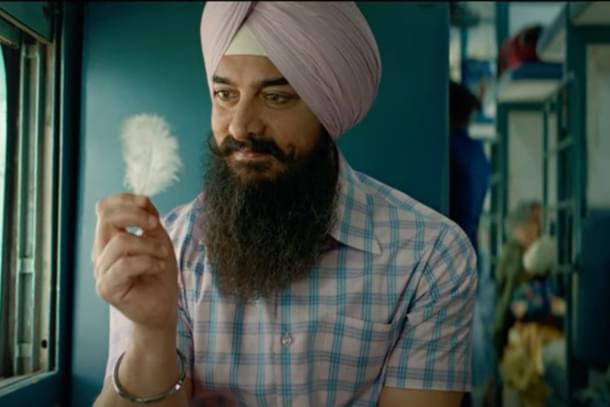 A Still from Amir Khan-starrer Lal Singh Chaddha (Screengrab via YouTube)