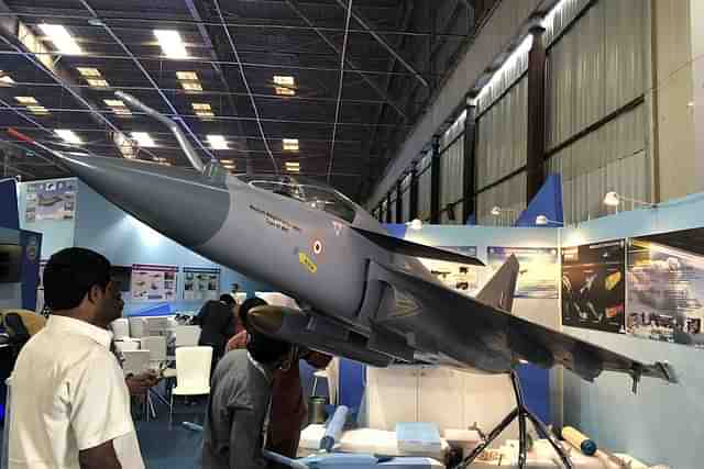 Tejas Mark 2 display at Aeor India (Livefist/Twitter)