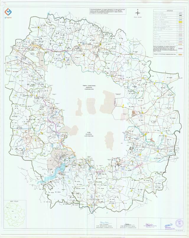 Map of Pune Ring Road 
(PMRDA)