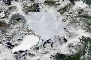 Arctic's satellite image (Pic Via Wikipedia)