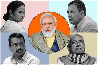 Mamata Banerjee, Rahul Gandhi, Arvind Kejriwal, Nitish Kumar and Narendra Modi. 
