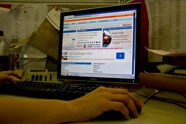 Booking train ticket on IRCTC website. (Getty Images)