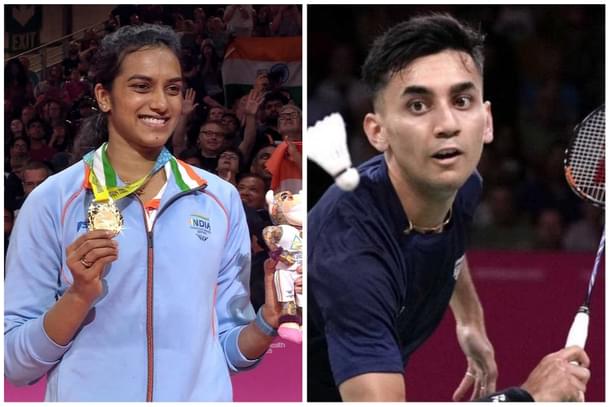 PV Sindhu (left) and Lakshya Sen (right)