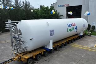 The largest bulk Liquid Hydrogen Storage Tank ever made in India (INOXCVA)