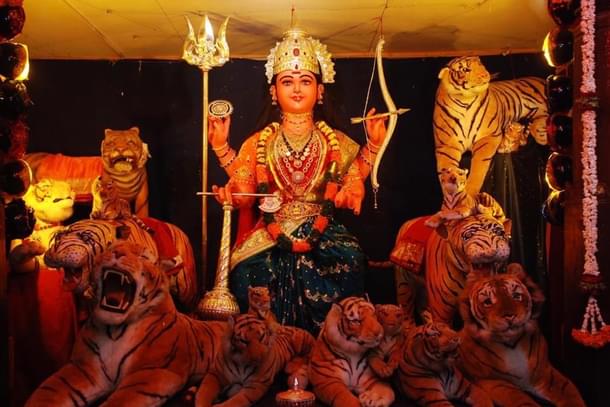 As Durga on Ashtami