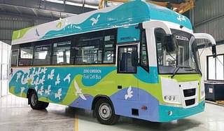 First made-in-India Hydrogen fuel cell bus developed by KPIT and  NCL-CSIR.