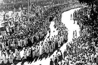 Indians taking part in the freedom struggle.