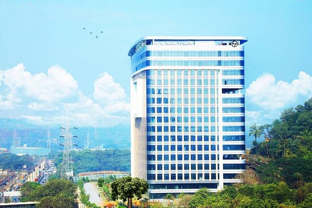 The A M Naik Tower of L&T in Powai, Mumbai: green-n-smart corporate office.