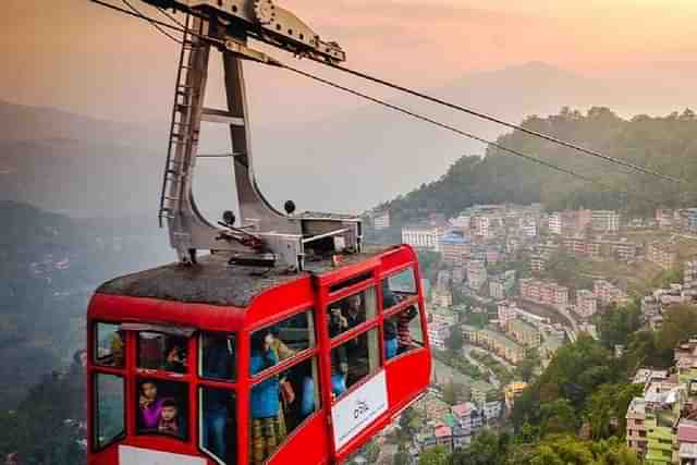 Urban transport ropeway. (Representative image)