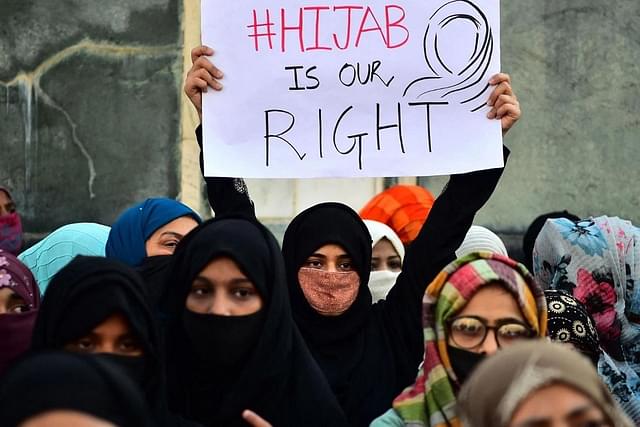 A public demonstration in support of hijab