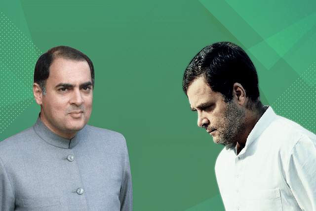 Rajiv Gandhi and Rahul Gandhi