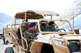 General Manoj Pande in Ladakh sector