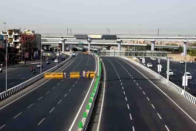 A 9 km long section of the Delhi-Meerut Expressway (Arvind Yadav/Hindustan Times via Getty Images) 