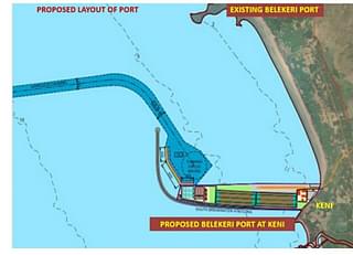 Keni-Belekeri Greenfield Port Proposed layout (Govt of Karnataka)